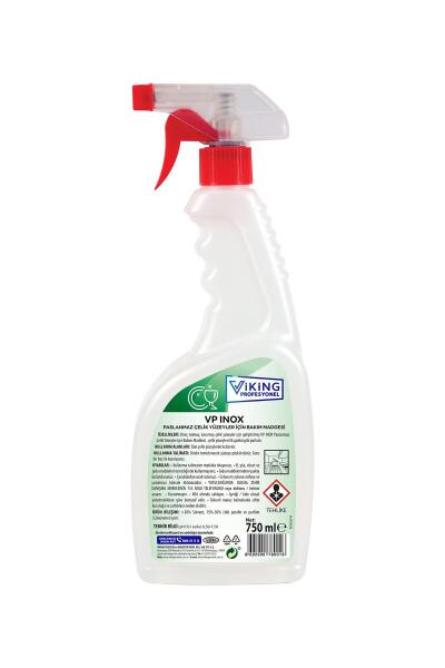 VP INOX Paslanmaz Çelik Yüzeyler İçin Bakım Maddesi 750 ml 1 Adet - 1